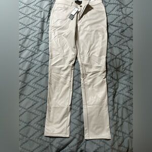 Banana Republic Vegan Cream Skinny Pants- Size 4- NWT